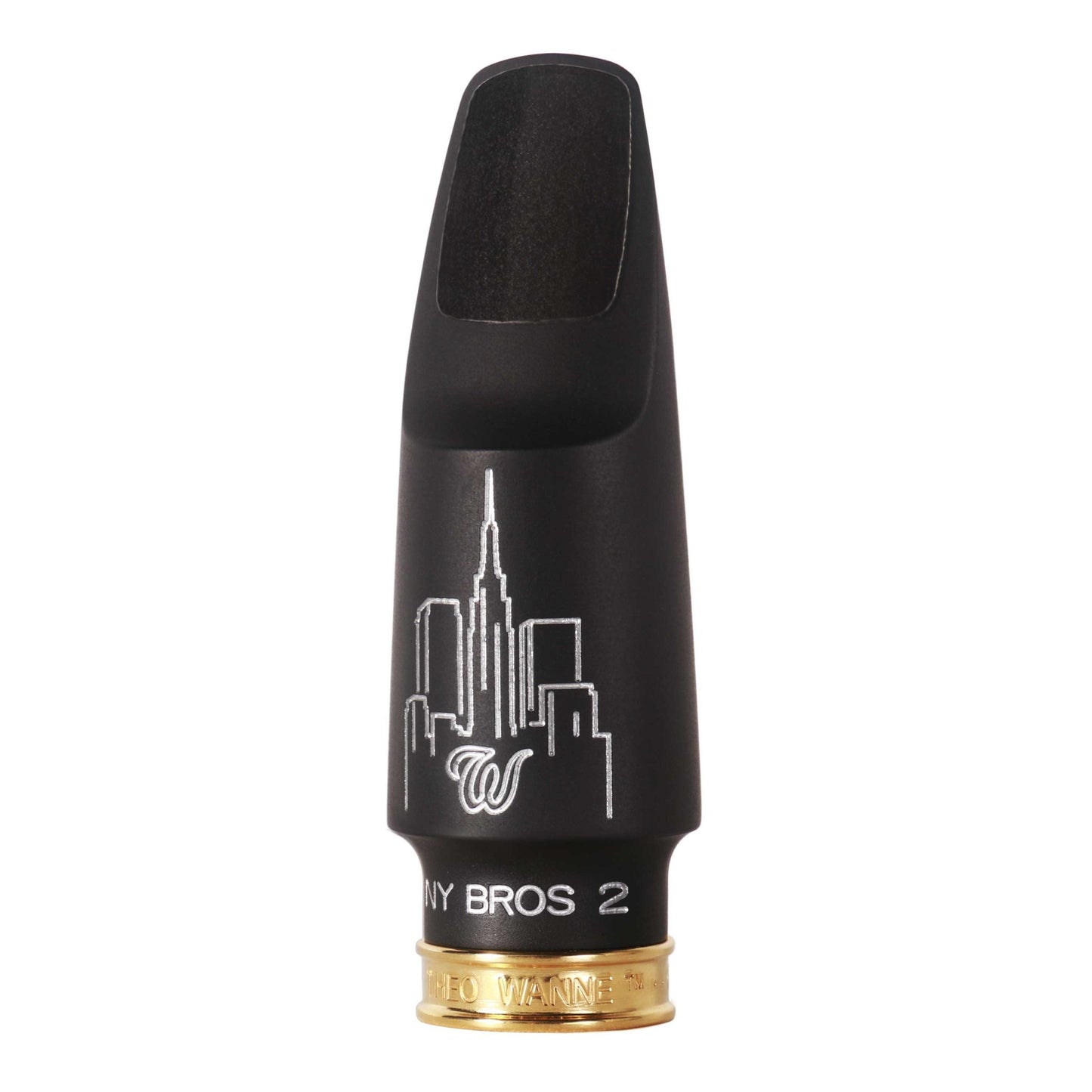 Theo Wanne NY Bros 2 Alto Saxophone Hard Rubber Mouthpiece - Poppa's Music