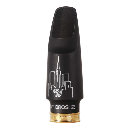 Theo Wanne NY Bros 2 Alto Saxophone Hard Rubber Mouthpiece - Poppa's Music