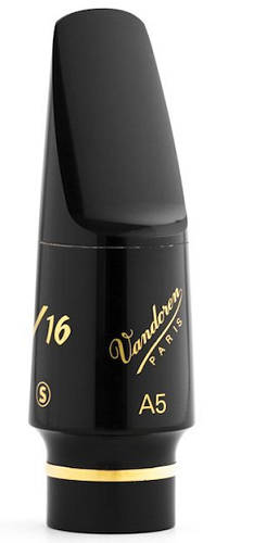 Vandoren V16 Alto Sax Ebonite Mouthpiece S+, Medium, and Small Chambers - Poppa's Music