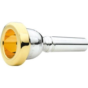 Yamaha Gold-Plated RIM/CUP Small Shank Trombone Mouthpiece - Poppa's Music