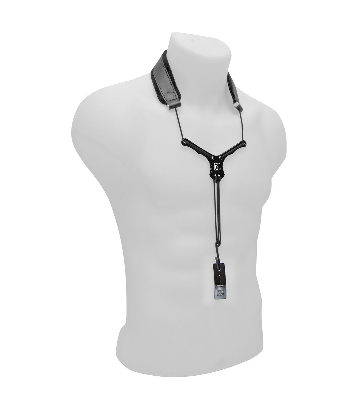 BG France Leather Zen English Horn Strap with Elastic Cord - O30Y E - Poppa's Music