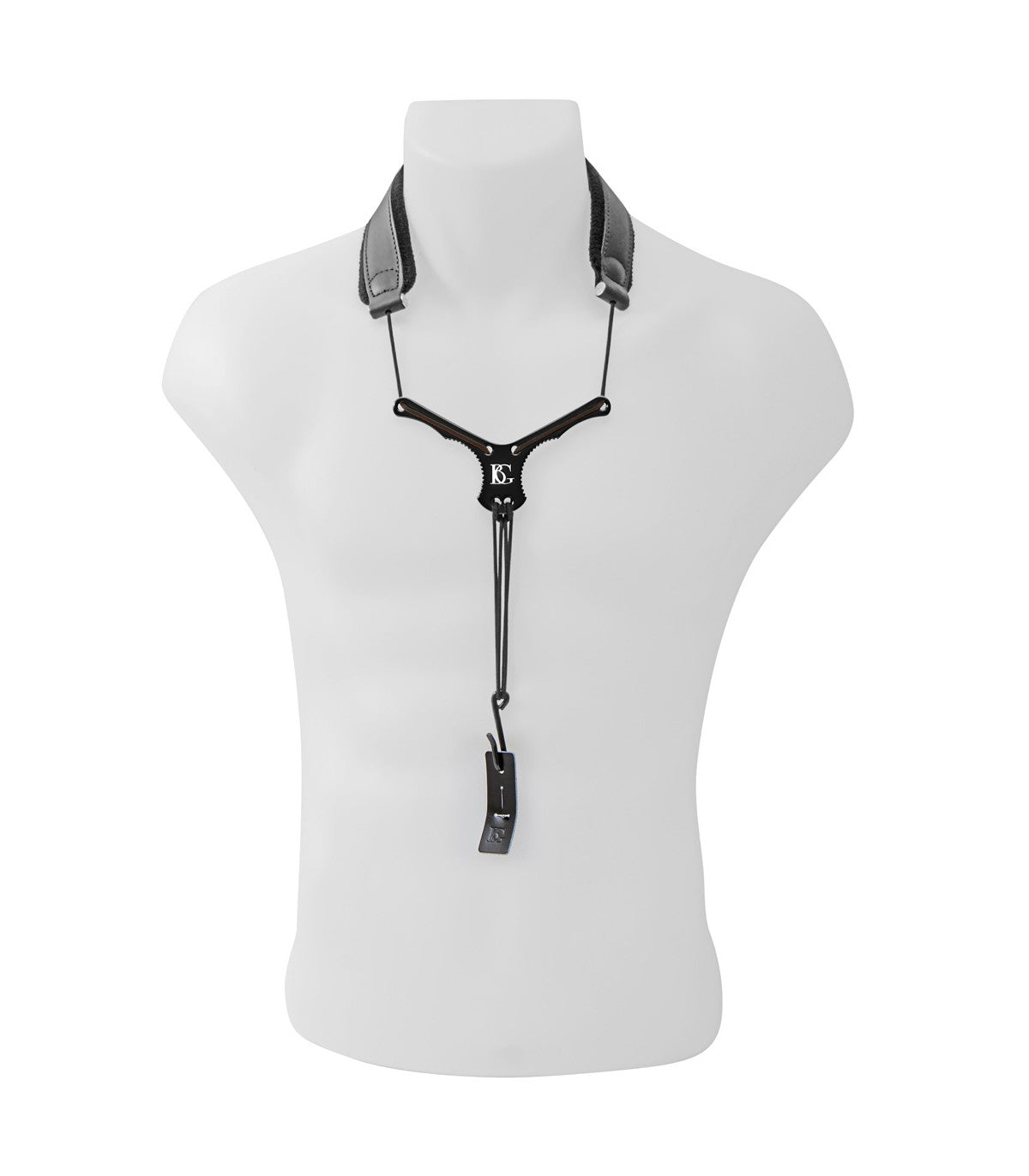 BG France Leather Zen English Horn Strap with Elastic Cord - O30Y E - Poppa's Music