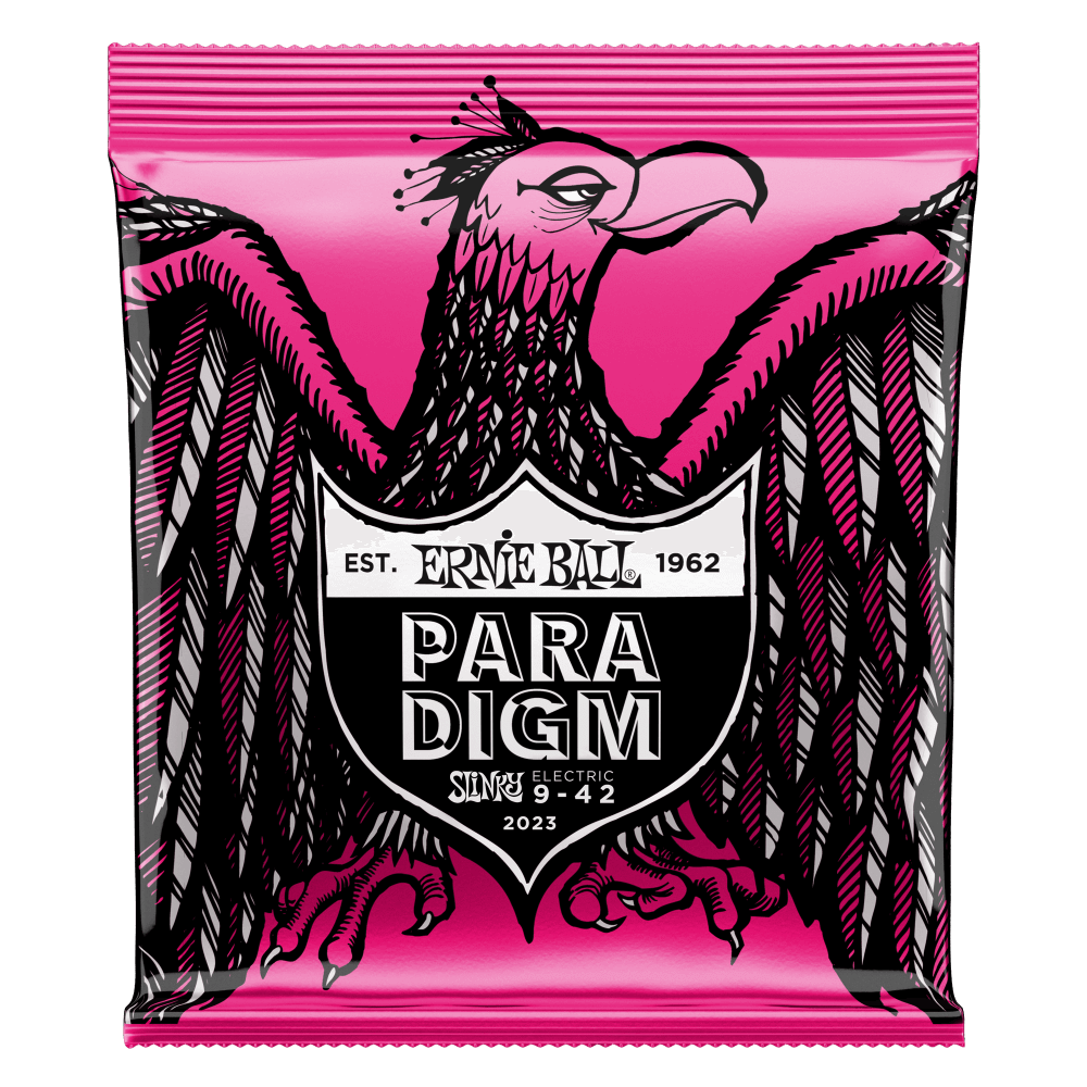 Ernie Ball Super Slinky Paradigm Electric Guitar Strings - 9-42 Gauge - Poppa's Music