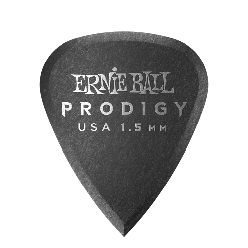 Ernie Ball 1.5mm Black Standard Prodigy Picks 6-pack - Poppa's Music