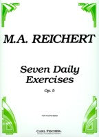 REICHERT 7 DAILY EXERCISES OP. 5 FOR FLUTE - CU148 - Poppa's Music