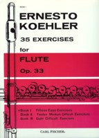 KOEHLER 35 EXERERCISES FOR FLUTE OP. 33 BOOK 1 - O2195 - Poppa's Music