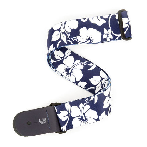 D'addario Planet Waves Hibiscus Woven Guitar Strap - Poppa's Music