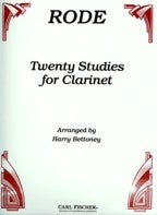 ROSE-BETTONY 20 STUDIES FOR CLARINET - CU236 - Poppa's Music
