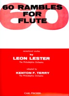 LESTER 60 RAMBLES FOR FLUTE - FL4686 - Poppa's Music