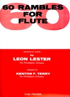 LESTER 60 RAMBLES FOR FLUTE - FL4686 - Poppa's Music 