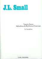 27 MELODIOUS & RHYTHMICAL EXERCISES FOR SAX - O1835 - Poppa's Music