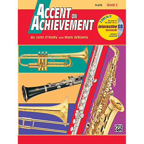 Accent On Achievement: Flute, Book 2 (W/ CD) - Poppa's Music