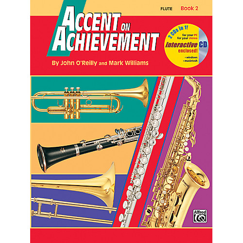 Accent On Achievement: Flute, Book 2 (W/ CD) - Poppa's Music 