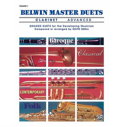 Belwin Master Duets Clarinet Vol. 1 Advanced - Poppa's Music