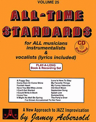 Jamey Aebersold Volume 25: All-Time Standards - Poppa's Music