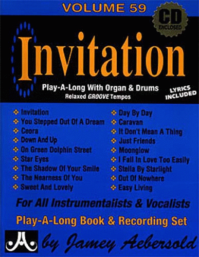 Jamey Aebersold Volume 59: Invitation - Poppa's Music