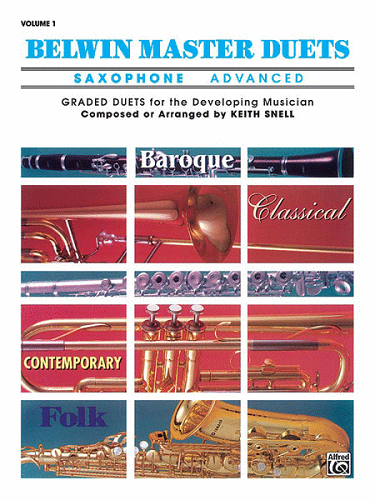 Belwin Master Duets (Saxophone), Volume 1: Advanced - Poppa's Music