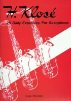 Hyacinthe Klosé 25 Daily Exercises for Saxophone - O1718 - Poppa's Music