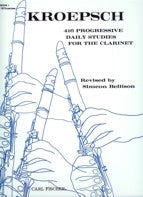 KROEPSCH 416 PROGRESSIVE DAILY STUDIES FOR CL. BK 1 - O312 - Poppa's Music