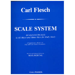 Scale System : Scale Exercises in All Major and Minor Keys for Daily Study for Violin - O5188 - Poppa's Music