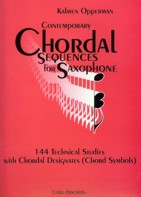 OPPERMAN CONTEMPORARY CHORDAL SEQUENCES FOR SAX - 5481 - Poppa's Music