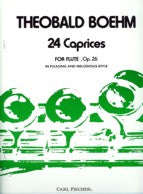 BOEHM 24 CAPRICES FOR FLUTE OP. 26 - O83 - Poppa's Music