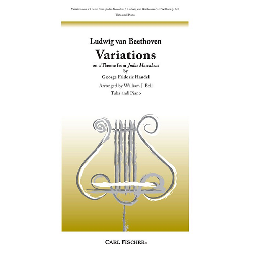 CARL FISCHER BOOK BTHVN VR THM OF JUDAS MC W1644 - Poppa's Music