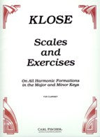 KLOSE SCALES & EXERCISES FOR CLARINET - CU36 - Poppa's Music