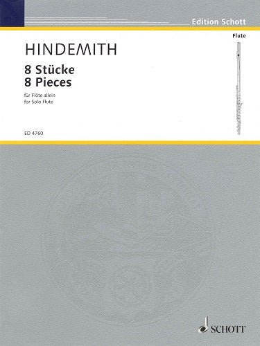 8 Pieces for Solo Flute by Paul Hindemith - Poppa's Music