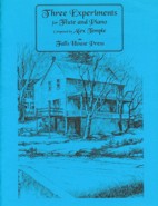 Alex Temple Three Experiments for Flute & Piano - CWT1 - Poppa's Music