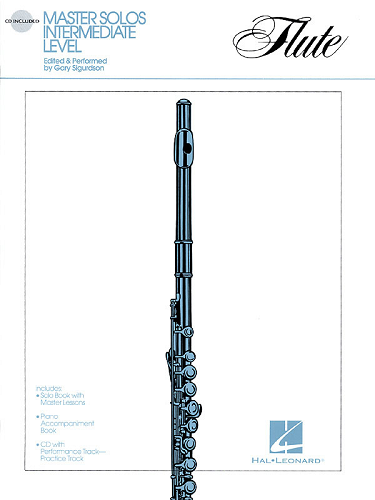 Master Solos Intermediate Level: Flute w/ CD - Poppa's Music