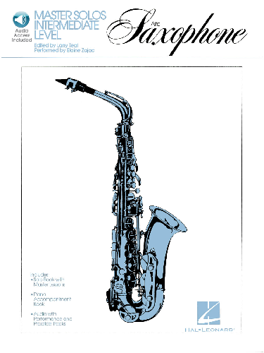 Master Solos Intermediate Level: Alto Sax W/ Online Audio - Poppa's Music