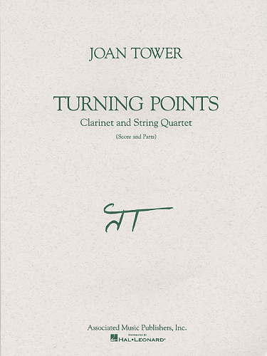 Turning Points by Joan Tower for Clarinet & String Quartet (Score & Parts) - Poppa's Music