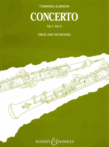 Concerto, Op. 7, No. 3 for Oboe and Keyboard by Tomaso Giovanni Albinoni - Poppa's Music