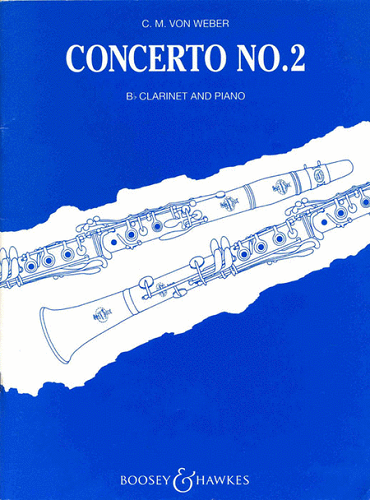Concerto No. 2, Op. 73 for Clarinet & Piano by Carl Maria Von Weber Ed. Eric Simon - Poppa's Music