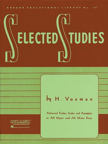 Selcted Studies for Bb Clarinet Ed. H Voxman - Poppa's Music