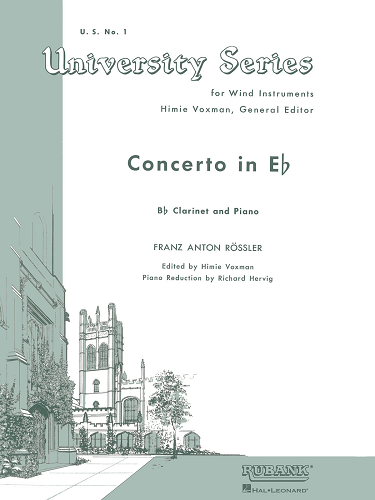 CONCERTO IN Eb FOR Bb CLARINET & PIANO BY ANTON R?SLER - Poppa's Music