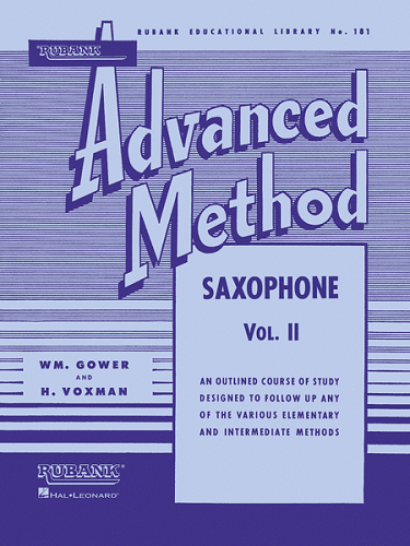 Rubank Advanced Band Method: Saxophone, Volume 1 & 2 - Poppa's Music