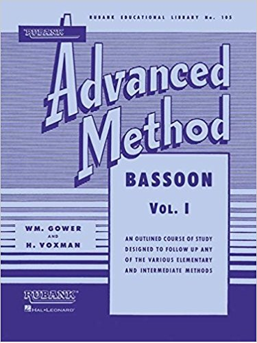RUBANK ADVANCED METHOD: BASSOON, VOL. 1 - Poppa's Music