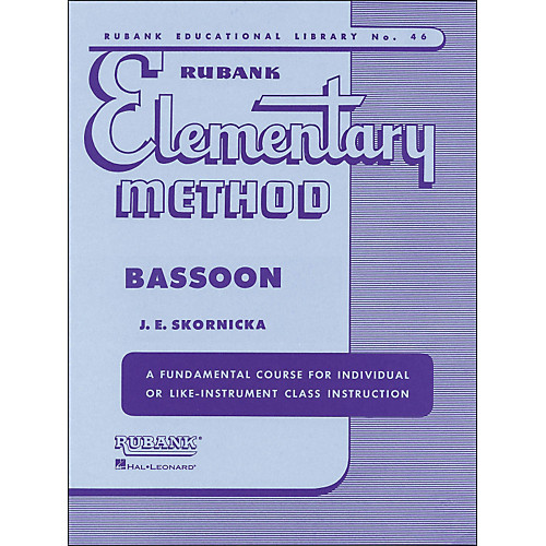 Rubank Elementary Method: Bassoon - Poppa's Music