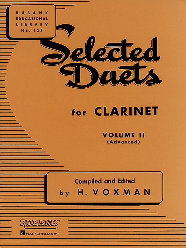 Rubank Selected Duets for Clarinet Vol. 1 or Vol. 2 - Poppa's Music