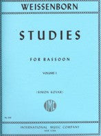 WEISSENBORN STUDIES FOR BASSOON VOL. I - 1133 - Poppa's Music