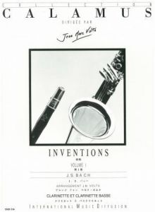 INVENTIONS VOL1 CLARINETTE - Poppa's Music