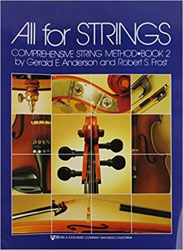 All for Strings Violin Book 2 - Kjos Publishing - Poppa's Music 
