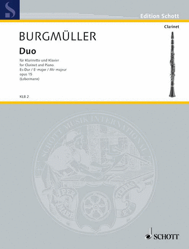 Duo in E-Flat Major for Clarinet & Piano by Walter Burgm?Ller Arr. by Leberman - Poppa's Music