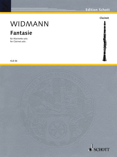 Fantasie for Clarinet Solo by Jorg Widmann - Poppa's Music