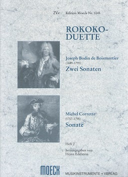 Moeck Book - Boismortier, J. B. (1689 - 1755)/ M. Corrette (1707 - 1795) Heinz Edelstein - Poppa's Music
