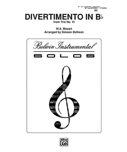 Divertimento in Bb (From Trio No. VI) by W.A. Mozart / Arr. Simeon Bellison - Poppa's Music