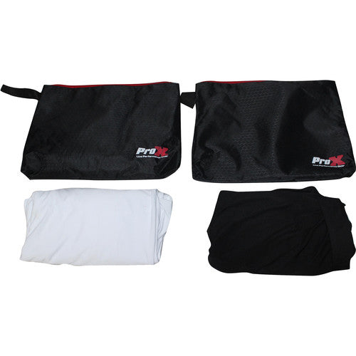 Pro X Foldable DJ Booth W/ Built-In Table - Premium Booth from Pro X - Just $349.99! Shop now at Poppa's Music