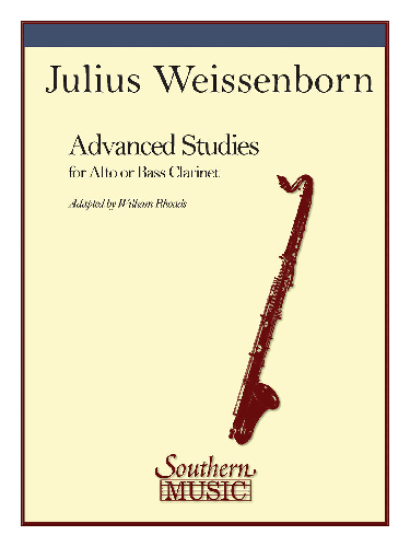 Advanced Studies for Alto or Bass Clarinet by Weissenborn Arr. Rhoads - HL03770370 - Poppa's Music